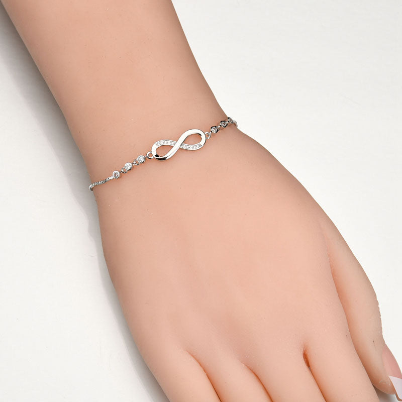 Infinity Charm Bracelet Discounted